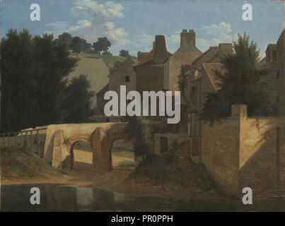 Voir en Ile-de-France ; Jean-Victor Bertin, Français, 1767 - 1842, France, vers 1810 - 1813 ; Huile sur toile, 35,5 × 47,5 cm Banque D'Images