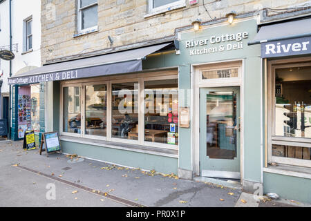 L'Hugh Fearnley-Whittingstall River Cottage Cuisine et traiteur, Axminster Dorset UK Banque D'Images