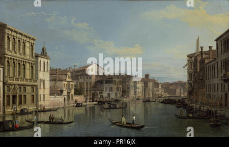 Le Grand Canal de Venise, de Palazzo Flangini à Campo San Marcuola, Canaletto, Giovanni Antonio Canal, Italien, 1697 - 1768 Banque D'Images