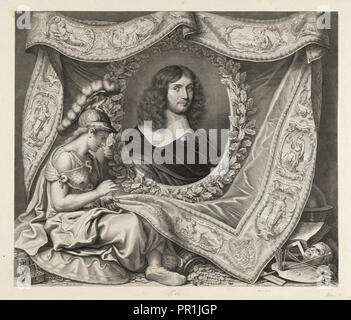 Portrait allégorique de Jean-Baptiste Colbert, Champaigne, Philippe de, 1602-1674, Le Brun, Charles, 1616-1690, Schuppen, Pieter Banque D'Images