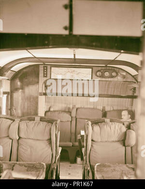 L'air vues de Palestine. Avions etc. de l'Imperial Airways Ltd., sur la mer de Galilée et à Semakh. Les bateaux volants Banque D'Images