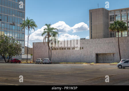 Bâtiments du ministère de la Justice - Brasilia, District Fédéral, Brésil Banque D'Images