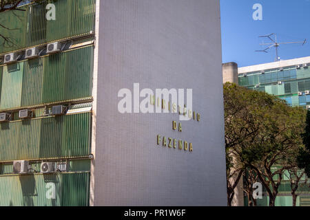 Ministère des Finances - Brasilia, District Fédéral, Brésil Banque D'Images