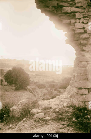 Askalon, juin 1921. 1921, ruines, Israël, Ashḳelon Banque D'Images