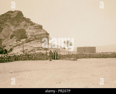 L'Araba (extrémité sud de la Jordanie le grand rift). Akaba (Élath). Golfe d'Akaba et el-Kuntilla. Araba. Ghueir frontier police Banque D'Images