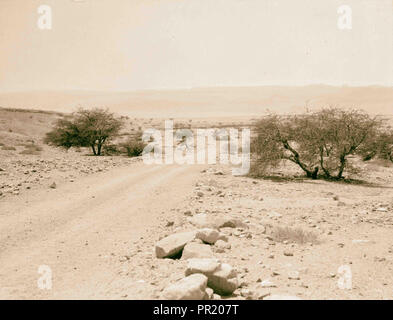 L'Araba (extrémité sud de la Jordanie le grand rift). Akaba (Élath). Golfe d'Akaba et el-Kuntilla. Araba. Près de Golfe Banque D'Images