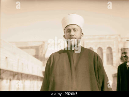 Hadj Amin Effendi Grand Mufti 1934, Moyen-Orient, Israël et/ou Palestine Banque D'Images