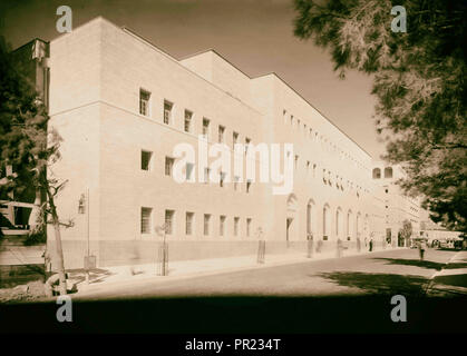 Nouveau bureau de poste 1934, Jérusalem, Israël Banque D'Images