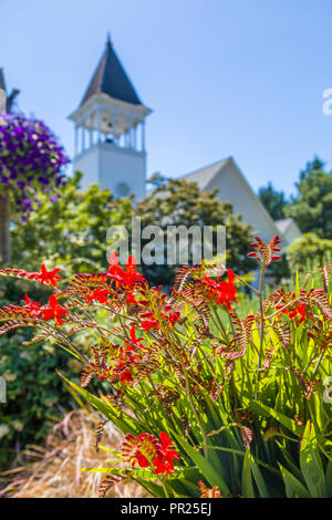 Eagle Harbor Congregational Church sur Bainbridge Island, Washington, United States Banque D'Images