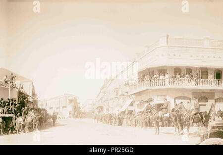 Parade & Allenby, le 11 décembre 1917 investiture. 1917, Jérusalem, Israël Banque D'Images