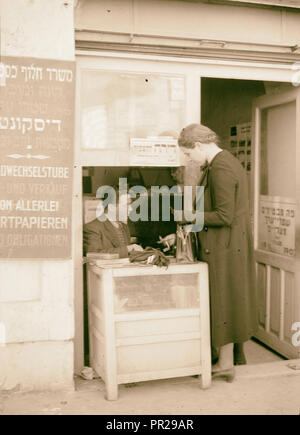 Types juifs, Israël 1934 Banque D'Images