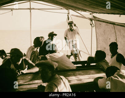 Album de la Mer Morte, préparé pour la Palestine Potash Ltd., En route pour le sud. 1934 Banque D'Images