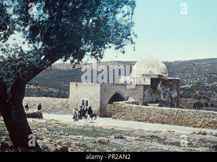 La Tombe de Rachel. Le général 3516-20. 1950, Cisjordanie, Bethléem, Israël Banque D'Images