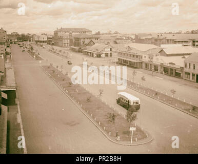 La colonie du Kenya. Nairobi. Sixième Avenue. Artère principale. 1936, au Kenya, Nairobi Banque D'Images