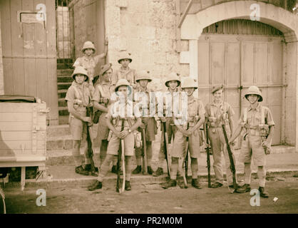 Siège de Jérusalem, le 22 octobre '38, Jérusalem, Israël Banque D'Images