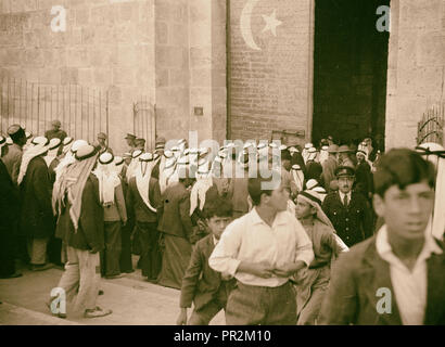 Siège de Jérusalem, le 22 octobre '38, Jérusalem, Israël Banque D'Images