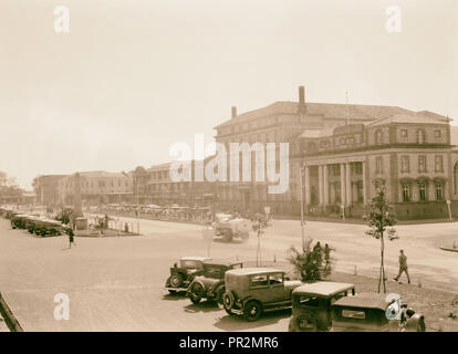 La colonie du Kenya. Nairobi. Sixième Avenue, près de la Standard Bank. 1936, au Kenya, Nairobi Banque D'Images