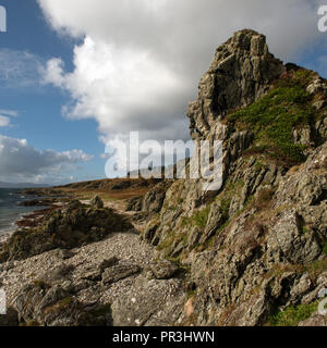 La côte au Kilberry sur le Mull of Kintyre en Écosse Argyll Banque D'Images