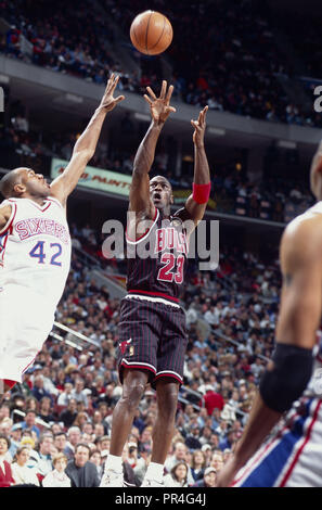 Michael Jordan des Chicago Bulls. Saison 1996-1997 Banque D'Images