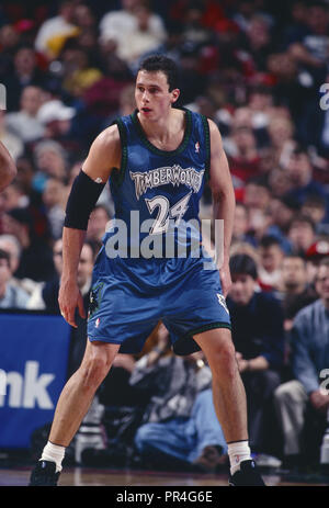 Tom Gugliotta des Minnesota Timberwolves. Saison 1997-1998 Banque D'Images