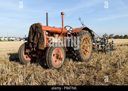 Peu de Carlton, Dorset, UK : 29 Septembre 2018 : Southwell de labour est le plus grand salon agricole un jour dans le Nottinghamshire, créé en 1855 et dirigé par un comité composé de gens d'affaires locaux et les amateurs en milieu rural. Le salon annuel a lieu à un endroit différent chaque année avec 2018 qui se tient à peu de Carlton. Crédit : Ian Francis/Alamy Live News Banque D'Images