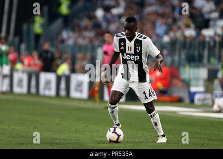 Torino, Italie. 29 septembre 2018. Blaise Matuidi de la Juventus en action au cours de la série d'un match de football entre la Juventus et SSC Napoli. Banque D'Images