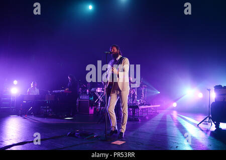 Miami Beach, FL, USA. 28 Sep, 2018. Le Père John Misty effectue au Fillmore le 28 septembre 2018 à Miami Beach, Floride. Credit : Mpi04/media/Alamy Punch Live News Banque D'Images