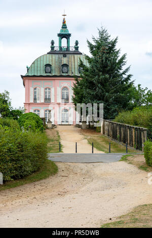 MORITZBURG, ALLEMAGNE - le 21 août : Château de Moritzburg, faisan dans Germnay le 21 août 2018. Le château baroque construit au 18ème siècle par Banque D'Images