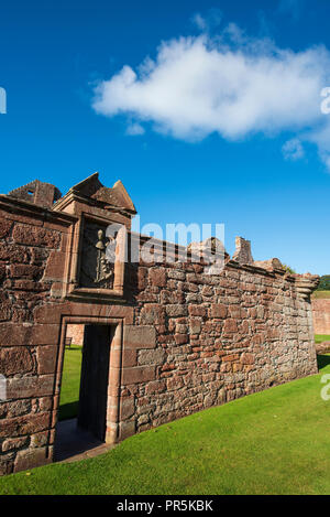 Conakry Château, Angus, Scotland. Banque D'Images