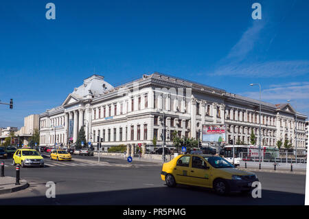 Bâtiment de l'université, l'ancien Palais de Justice, dans la région de Craiova, Dolj, Roumanie, l'Union européenne. Banque D'Images