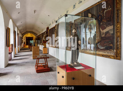 Pedro Gocial musée installé dans le monastère de Saint Francis, Quito, Équateur, la province de Pichincha Banque D'Images