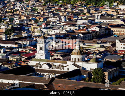 L'église de La Merced, élevée, Vieille Ville, Quito, Équateur, la province de Pichincha Banque D'Images