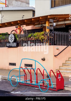 La Cleta Cafe, la Floresta Quartier, Quito, Équateur, la province de Pichincha Banque D'Images