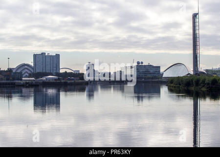 Skyline de Clyde Glasgow Banque D'Images