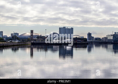 Skyline de Clyde Glasgow Banque D'Images