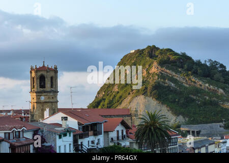 Ville de Getaria Pays Basque Espagne Banque D'Images