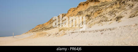 Falaise rouge de Kampen, Sylt, au nord de l'île de la Frise, Frise du Nord, Schleswig-Holstein, Allemagne, Europe Banque D'Images