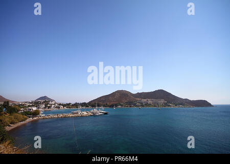 Une petite ville balnéaire de Bodrum, Turgutreis Banque D'Images