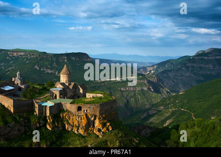 L'Arménie, la province de Syunik, monastère de Tatev Banque D'Images