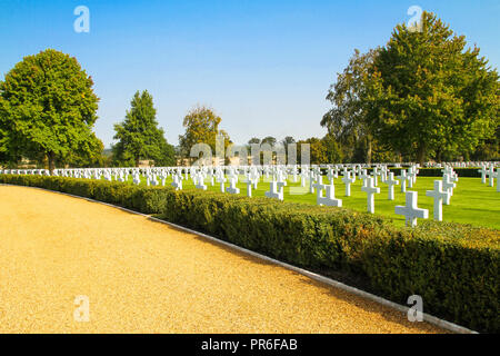 Cimetière Américain de Cambridge près de Madingley à Cambridge, Angleterre Banque D'Images