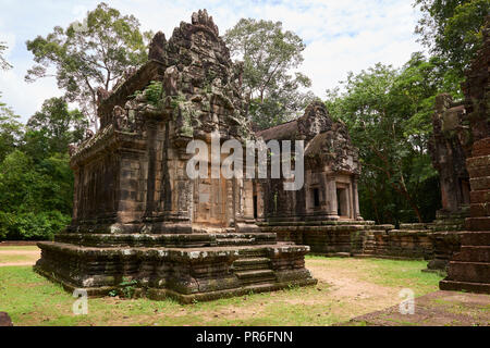 Chau Say Tevoda ruines à Angkor Wat. Le complexe d'Angkor Wat, construit au cours de l'empire Khmer de l'âge, situé à Siem Reap, Cambodge, est la plus grande religio Banque D'Images