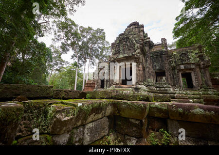 Chau Say Tevoda ruines à Angkor Wat. Le complexe d'Angkor Wat, construit au cours de l'empire Khmer de l'âge, situé à Siem Reap, Cambodge, est la plus grande religio Banque D'Images