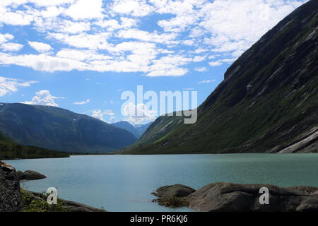 Glacier Nigardsbreen en Norvège Banque D'Images