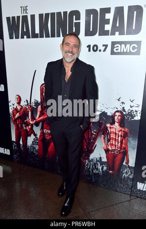 Jeffrey Dean Morgan participant à l'AMC's 'The Walking Dead' Saison 9 premiere à la DGA Theatre le 27 septembre 2018 à Los Angeles, Californie. Banque D'Images