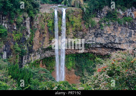 Cascade de Chamarel (Ile Maurice) Banque D'Images