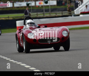 Conrad Ulrich, Maserati 300S, mars Freddie Memorial Trophy, voitures de sport, de 1952 à 1955, Goodwood Revival 2018, septembre 2018, automobiles, voitures, cria Banque D'Images