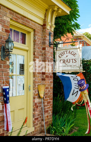 Gîte de l'artisanat, Premier Bank Building, 219 South Main Street, Bridgewater, Virginia Banque D'Images