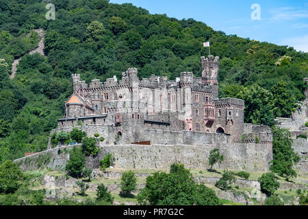 Château Sooneck (Burg Sooneck) sur le Rhin, Allemagne Banque D'Images