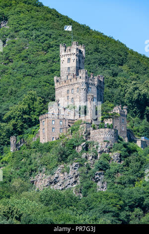 Château Sooneck (Burg Sooneck) sur le Rhin, Allemagne Banque D'Images