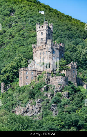 Château Sooneck (Burg Sooneck) sur le Rhin, Allemagne Banque D'Images